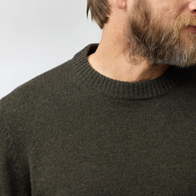 Fjällräven Övik Round-neck Sweater M Men’s Sweaters & knitwear Model Angle G 86336