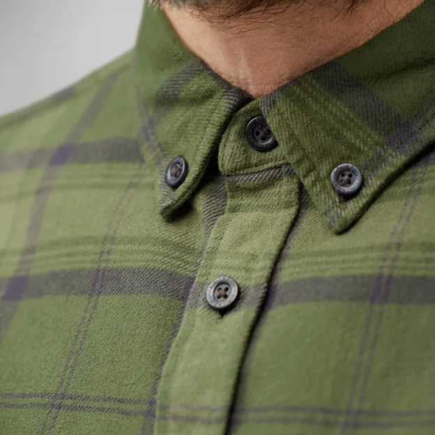 Fjällräven Övik Twill Shirt M Men’s Outlet Detail Angle F 76059