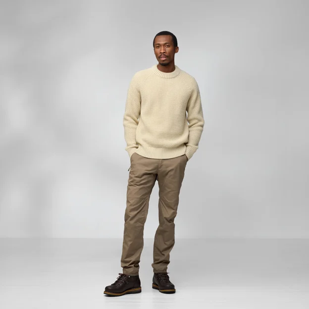 Fjällräven Övik Waffle Knit M Men’s Sweaters & knitwear Model Model front 94455