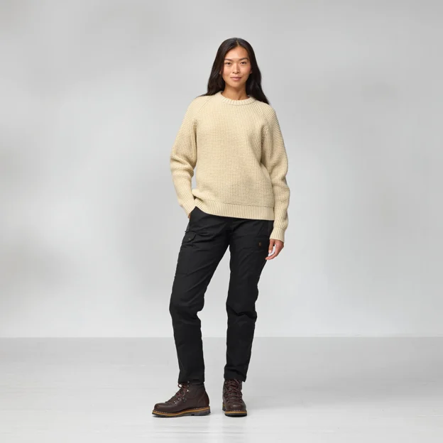 Fjällräven Övik Waffle Knit W Women’s Sweaters & knitwear Model Model front 94839