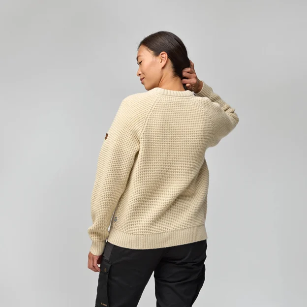 Fjällräven Övik Waffle Knit W Women’s Sweaters & knitwear Model Model back 94706