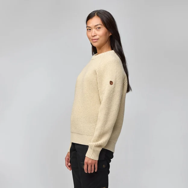 Fjällräven Övik Waffle Knit W Women’s Sweaters & knitwear Model Model side 94797