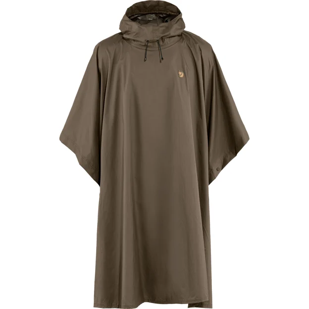 Fjällräven Poncho Unisex Shell jackets Green Main Front 18385