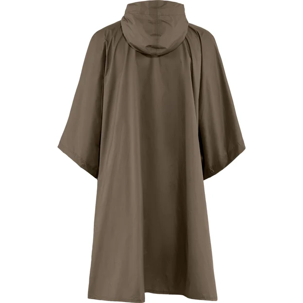 Fjällräven Poncho Unisex Shell jackets Green Main Back 52875