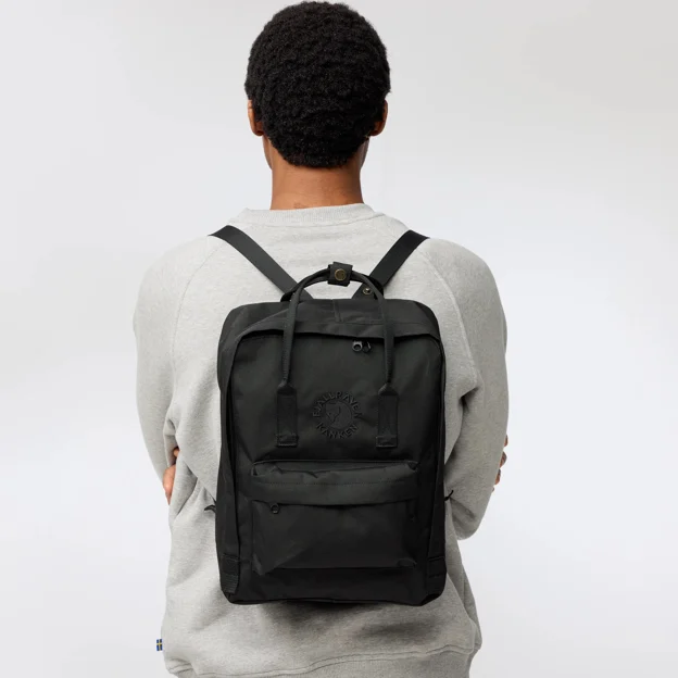 Fjällräven Re-Kånken Unisex Daypacks Model Model front 92904