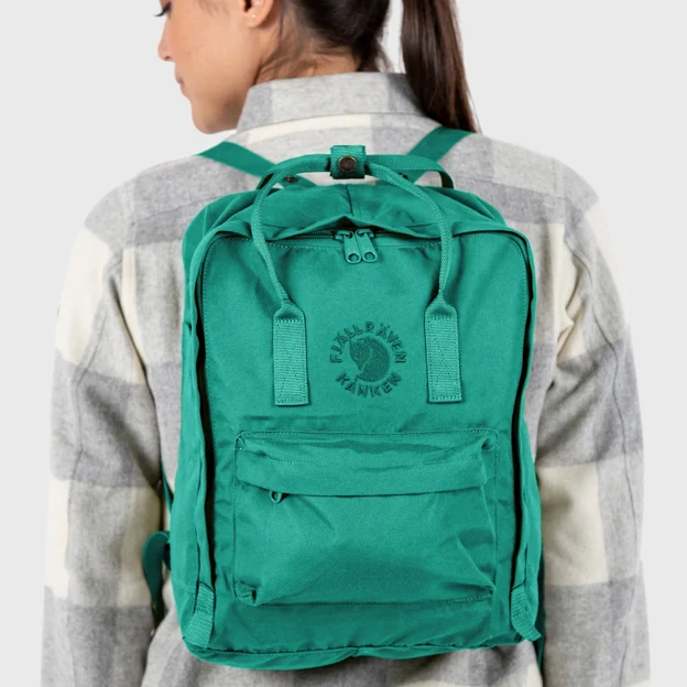Fjällräven Re-Kånken Unisex Daypacks Model Model side 44631