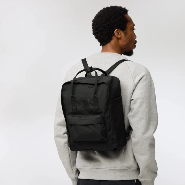 Fjällräven Re-Kånken Unisex Daypacks Model Angle F 92903
