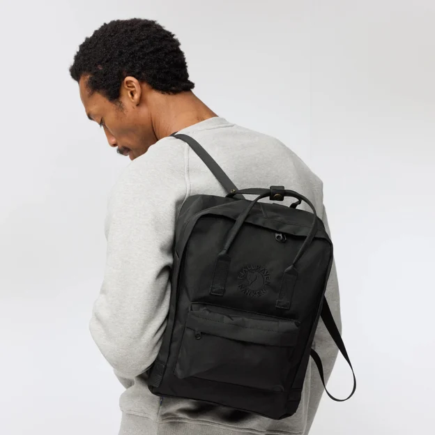 Fjällräven Re-Kånken Unisex Daypacks Model Angle G 92905