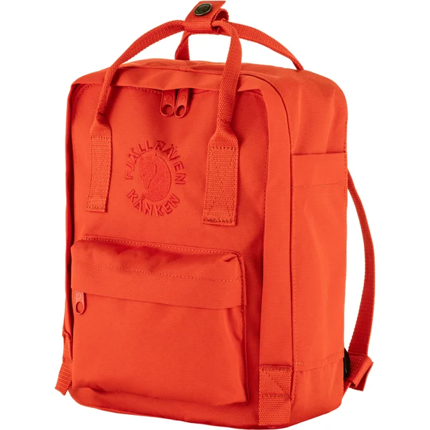 Fjällräven Re-Kånken Mini Unisex Outlet Orange Main Angle F 83915