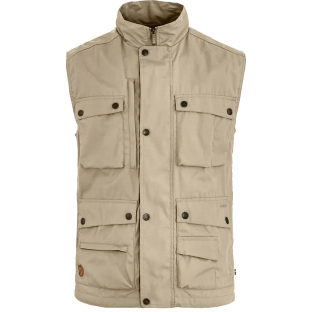 Fjällräven Reporter Lite Vest M Men’s Vests Beige Main Front 100834