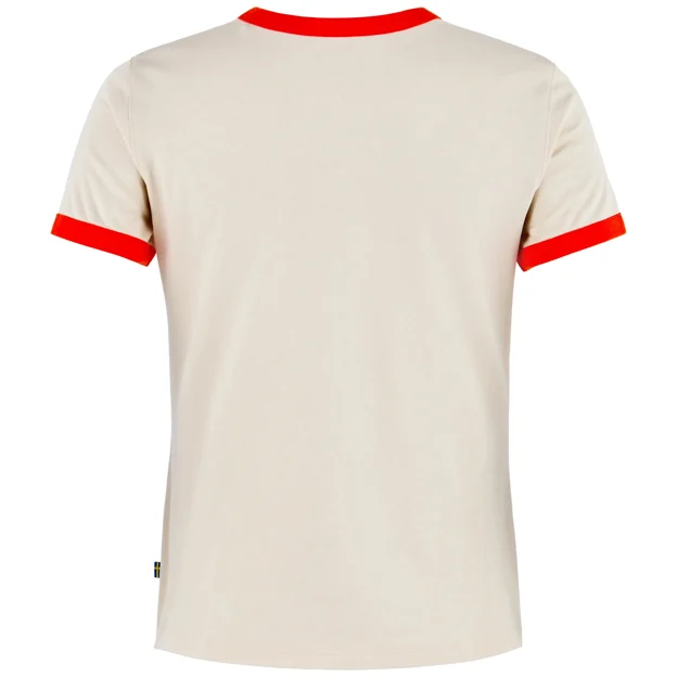 Fjällräven Retro T-Shirt W Women’s T-shirts & tank tops White, Orange Main Back 101677