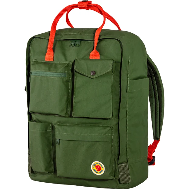 Fjällräven Samlaren Kånken 2b Unisex Daypacks Green, Pink Main Angle F 44380