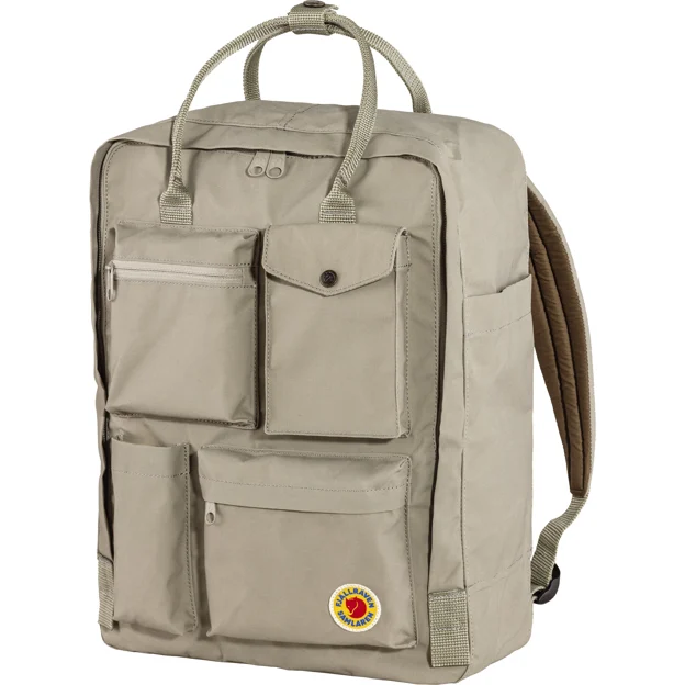 Fjällräven Samlaren Kånken 2c Unisex Daypacks Beige Main Angle F 44389