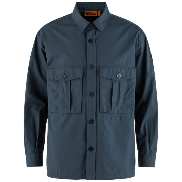 Fjällräven Samlaren Overshirt M Men’s Shirts Blue Main Front 104106