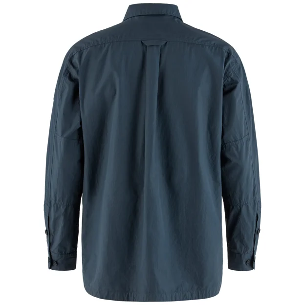 Fjällräven Samlaren Overshirt M Men’s Shirts Blue Main Back 104107