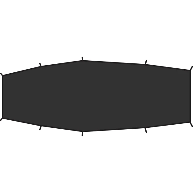 Fjällräven Shape 2 Footprint Unisex Tent accessories Black Main Front 19606