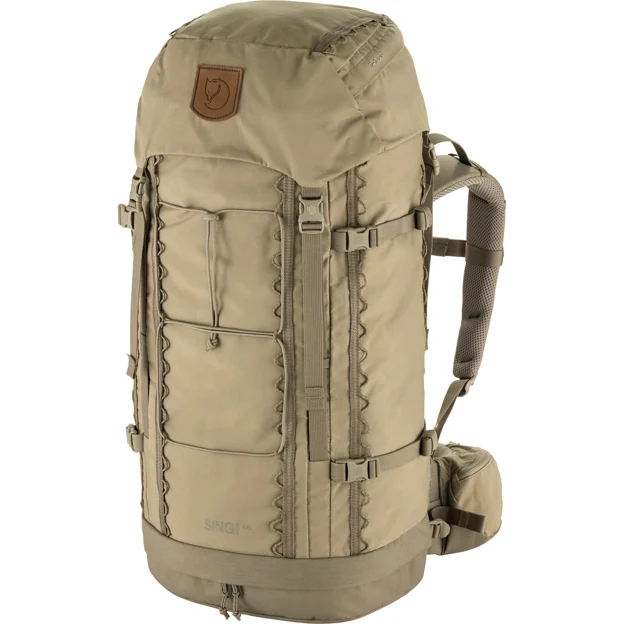 Fjällräven Singi 48 Unisex Hunting backpacks Beige Main Front 79841