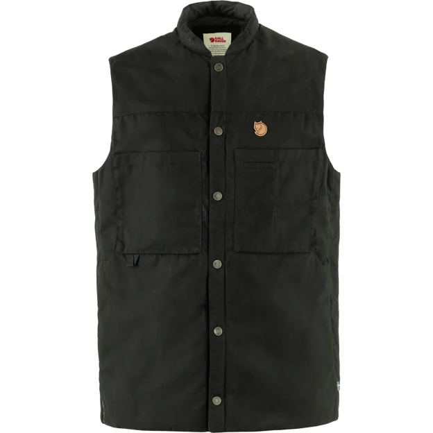 Fjällräven Singi Padded Vest M Men’s Outlet Black Main Front 65580