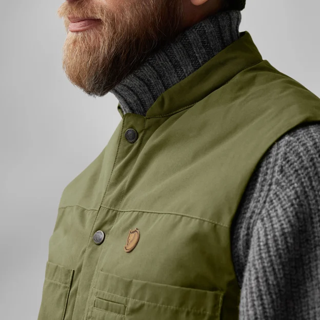 Fjällräven Singi Padded Vest M Men’s Outlet Detail Angle K 76120