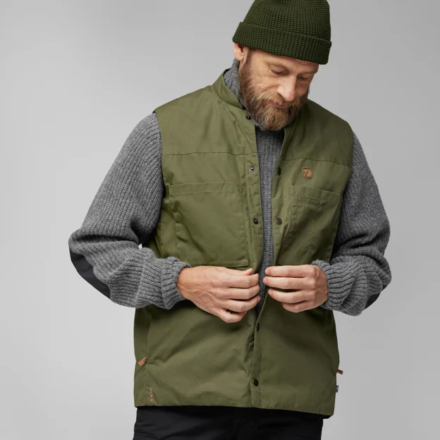 Fjällräven Singi Padded Vest M Men’s Outlet Detail Angle F 76115