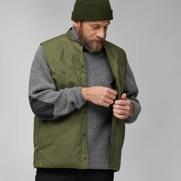 Fjällräven Singi Padded Vest M Men’s Outlet Detail Angle H 76117