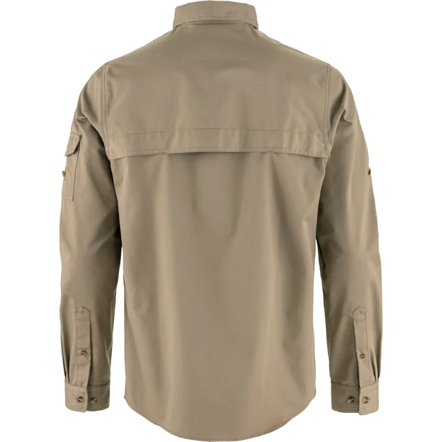 Fjällräven Singi Trekking Shirt LS M Men’s Shirts Brown Main Back 80747