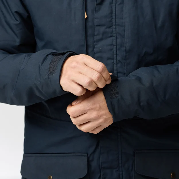 Fjällräven Singi Wool Padded Parka M Men’s Parkas Model Angle J 86346