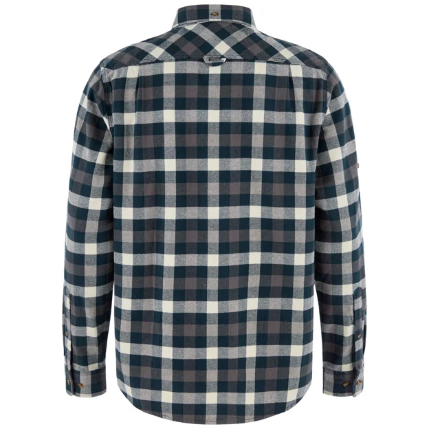 Fjällräven Skog Relaxed Shirt M Men’s Shirts White, Blue Main Back 118505