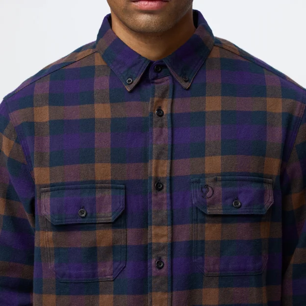 Fjällräven Skog Relaxed Shirt M Men’s Shirts Model Angle G 120021