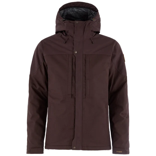 Fjällräven Skogsö Padded Jacket M Men’s Outdoor jackets Brown, Purple Main Front 104775