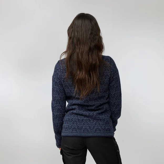 Fjällräven Snow Cardigan W Women’s Sweaters & knitwear Model Model back 92850