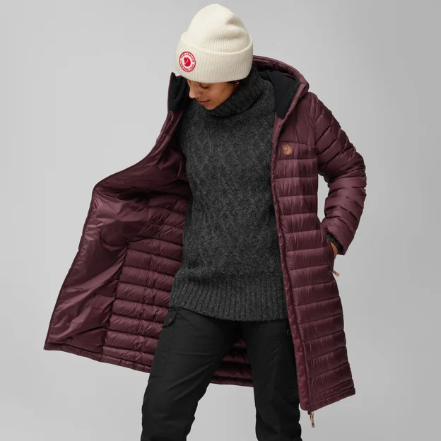 Fjällräven Snow Flake Parka W Women’s Down jackets Detail Angle F 76168