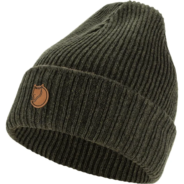 Fjällräven Sörmland Reversible Beanie Unisex Caps, hats & beanies Brown, Green Main Front 79821