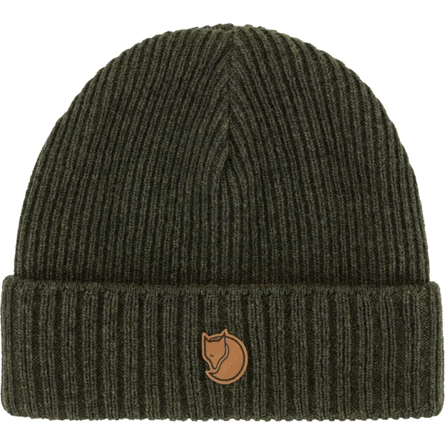 Fjällräven Sörmland Reversible Beanie Unisex Caps, hats & beanies Brown, Green Main Angle F 85220