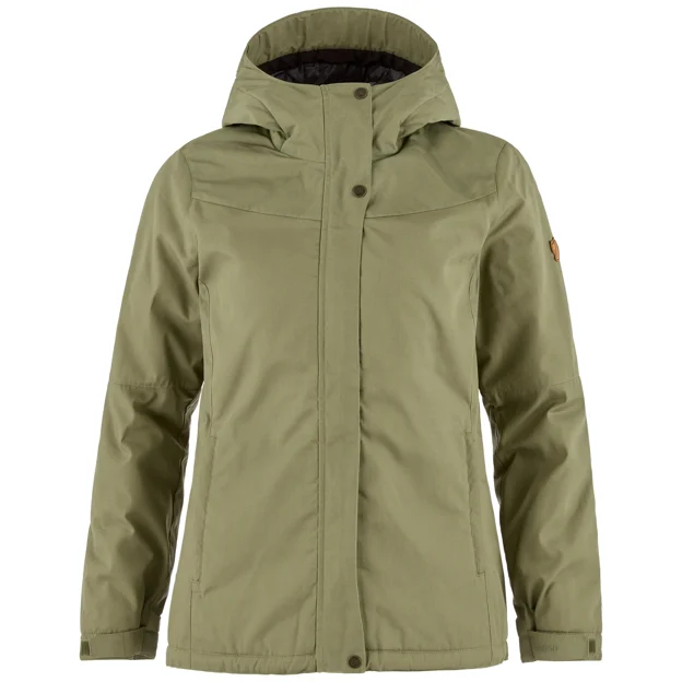 Fjällräven Stina Padded Jacket W Women’s Outdoor jackets Green Main Front 104795