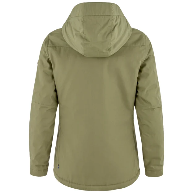 Fjällräven Stina Padded Jacket W Women’s Outdoor jackets Green Main Back 104797