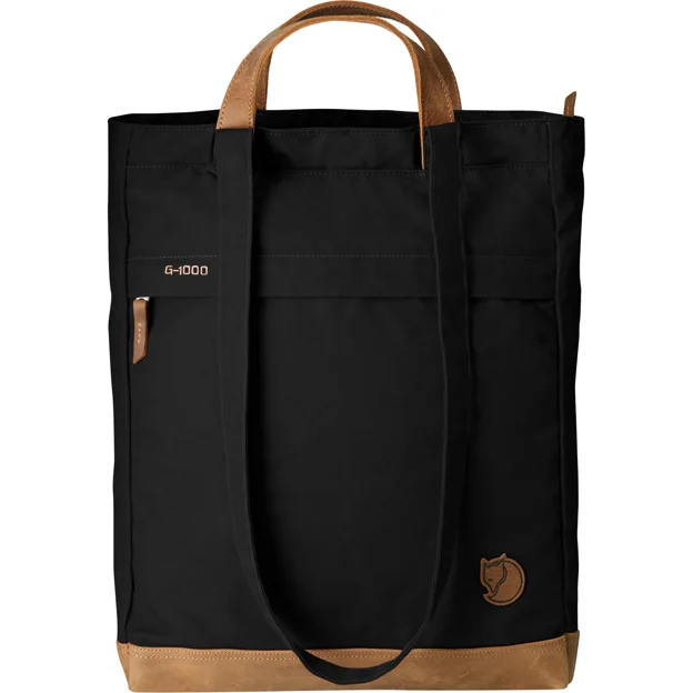Fjällräven Totepack No. 2 Unisex Daypacks Black Main Front 16382