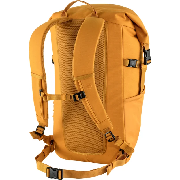 Fjällräven Ulvö Rolltop 30 Unisex Daypacks Yellow, Orange Main Back 49804