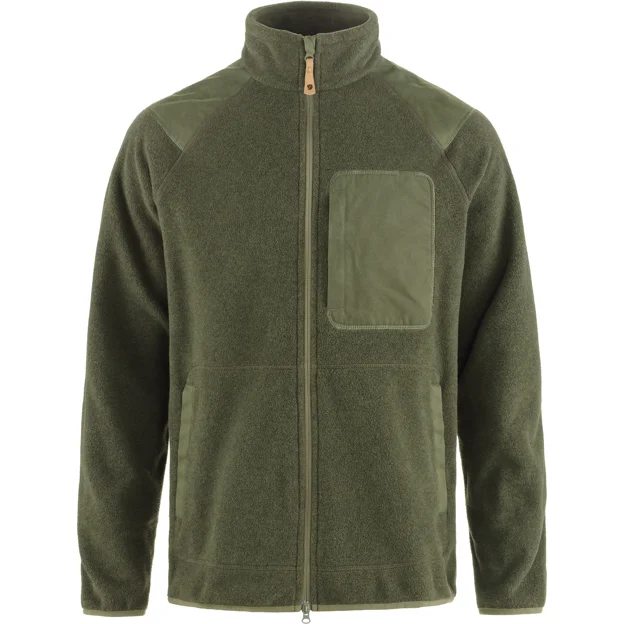 Fjällräven Värmland Fleece Jacket M Men’s Hunting jackets Green Main Front 73858