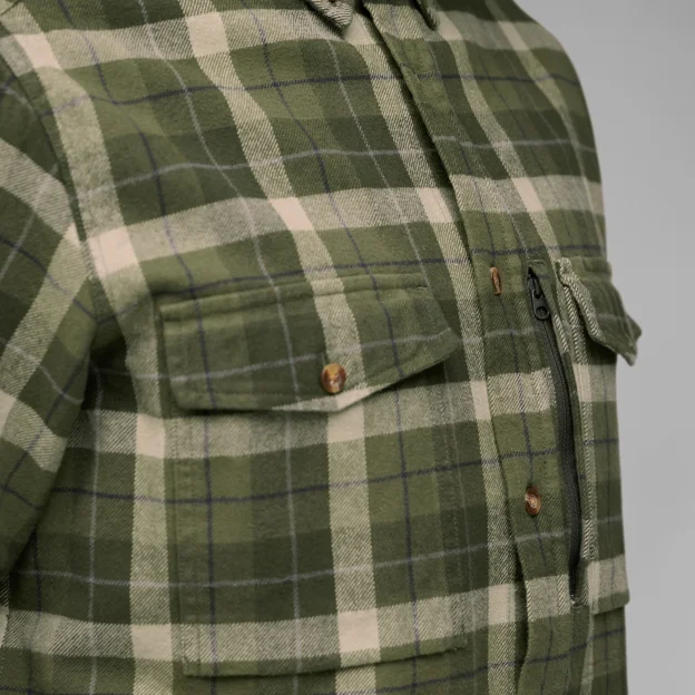 Fjällräven Värmland Heavy Flannel Shirt M Men’s Shirts Detail Angle G 76203