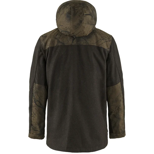 Fjällräven Värmland Wool Jacket M Men’s Hunting jackets Dark green, Green Main Back 30186