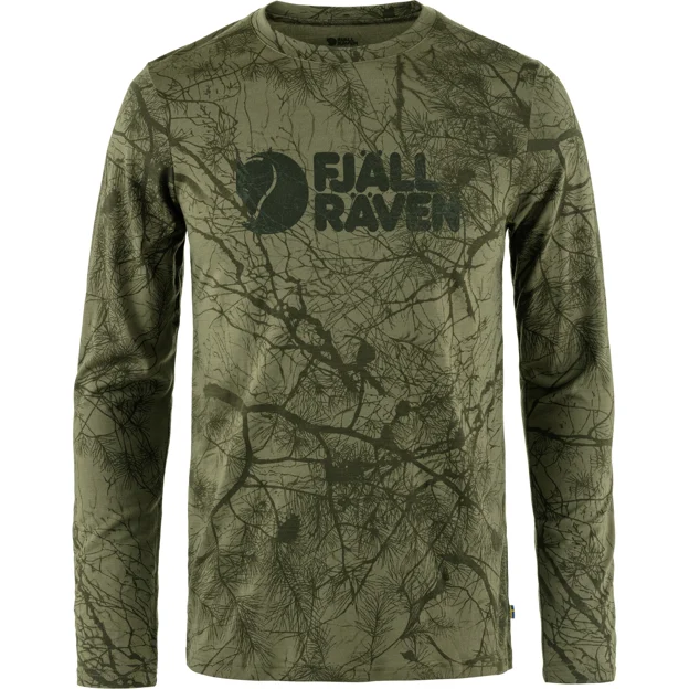 Fjällräven Värmland Wool LS M Men’s Base layer tops Green Main Front 65746