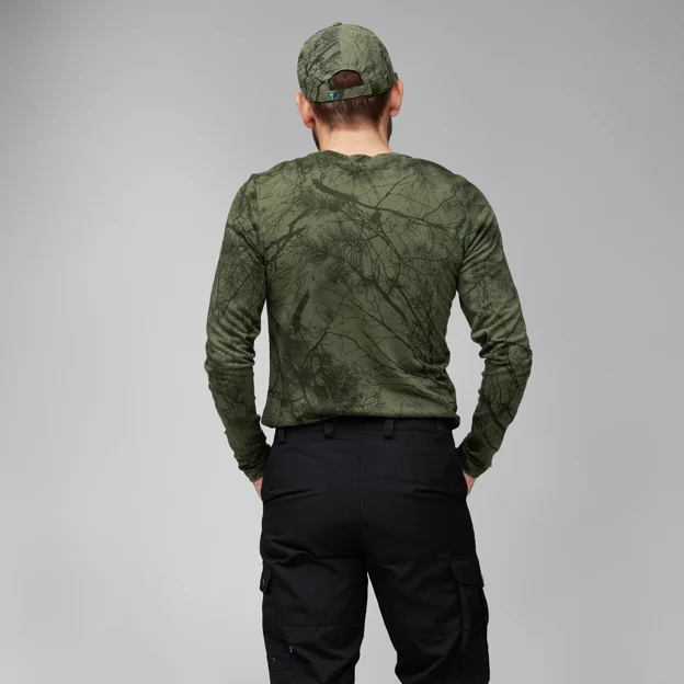 Fjällräven Värmland Wool LS M Men’s Base layer tops Model Model back 76211