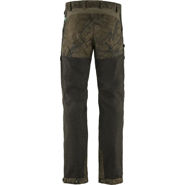 Fjällräven Värmland Wool Trousers M Men’s Hunting trousers Dark green, Green Main Back 30192