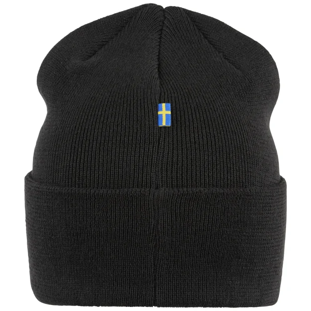 Fjällräven Vardag Beanie Unisex Caps, hats & beanies Black Main Back 104139