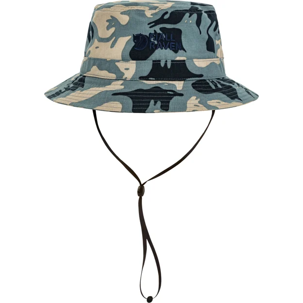 Fjällräven Vardag Bucket Hat Unisex Caps, hats & beanies Blue, Beige Main Front 99863