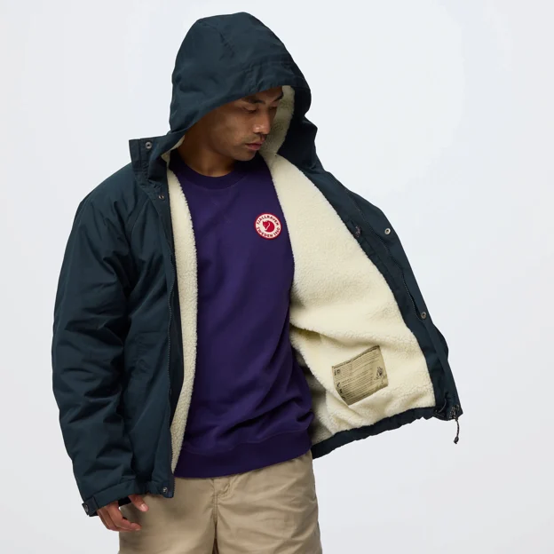 Fjällräven Vardag G-1000 Pile Jacket M Men’s Outdoor jackets Model Angle G 120026