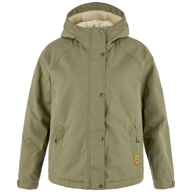 Fjällräven Vardag G-1000 Pile Jacket W Women’s Outdoor jackets Green Main Front 104175