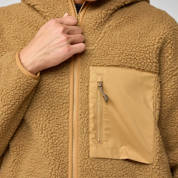 Fjällräven Vardag Pile Fleece Long W Women’s Fleeces Model Angle H 94832