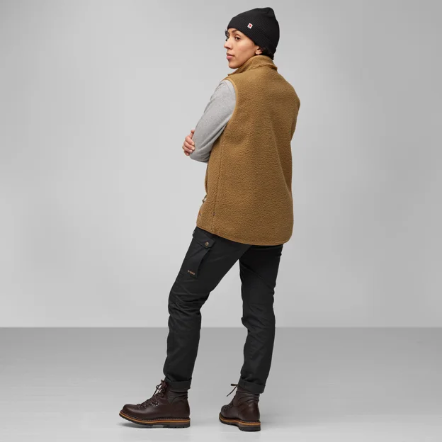 Fjällräven Vardag Pile Fleece Vest W Women’s Outlet Model Model back 76188